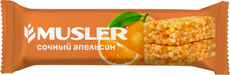 Батончик мюсли - Сочный апельсин, MUSLER 30 г.
